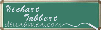 Wichart Tabbert Visitenkarte